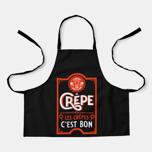 Franse pannenkoeken schort (Voorkant)