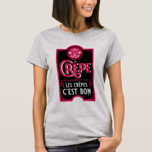 Franse pannenkoeken t-shirt