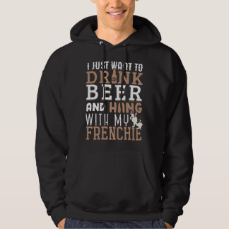 Franse papa T Grappige Franse Bulldog Hondenliefhe Hoodie
