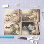 Franse parfumflessen tissuepapier (Craft)