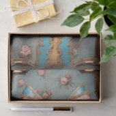 Franse Parijse Rococo Bow 2 Decoupage Papier (Geschenk)