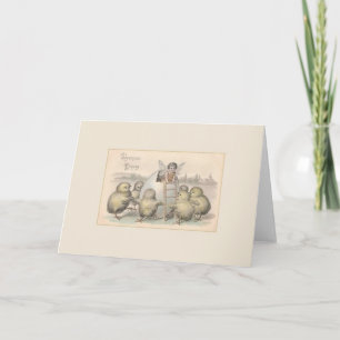 Franse Pasen Joyeuses Pâques Card Feestdagen Kaart