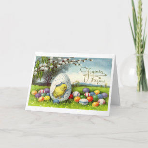 Franse Pasen Joyeuses Pâques Card Feestdagen Kaart