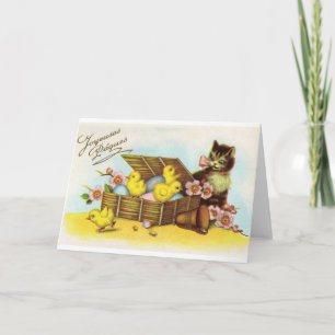 Franse Pasen Joyeuses Pâques Card Feestdagen Kaart