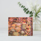 Franse patisserie briefkaart (Staand voorkant)