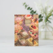 Franse patisserie briefkaart (Staand voorkant)