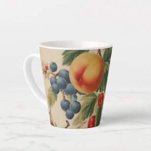 Franse perzik, kersen, bosbessen, peren, appels latte mok