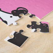 Franse poedel: illustratiepatroon. legpuzzel (Zijkant)