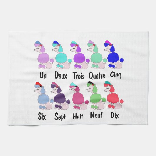 Franse poel tellen theedoek (Horizontaal)