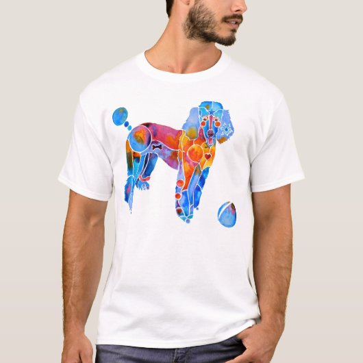 Franse poodle Whimsical T-shirt (Voorkant)