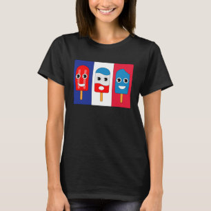 Franse Poppen Bastille Day Fête Nationale T-shirt