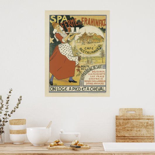  Franse Posters - Restaurant (Keuken)