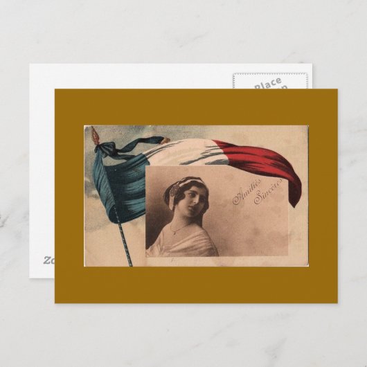  Franse postkaart (Voorkant / Achterkant)