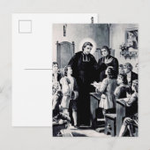 Franse priester Saint Louis de Montfort Briefkaart (Voorkant / Achterkant)