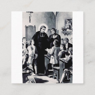 Franse priester Saint Louis de Montfort Vierkante Visitekaartje