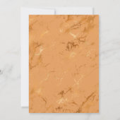 Franse provinciale Rozen, koper, olifantentoren Save The Date (Achterkant)