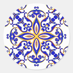 Franse provincie ronde sticker