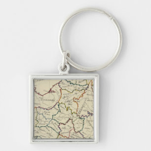 Franse provincies sleutelhanger