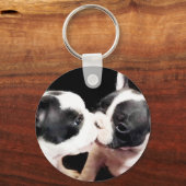 Franse puppies sleutelhanger (Voorkant)