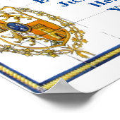 Franse Quarter Tegel Mural, tekst toevoegen Poster (Hoek)