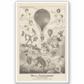 Franse reclame voor ballonfabrikant sticker (Voorkant)