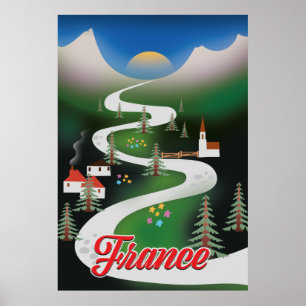 Franse reisposter. poster