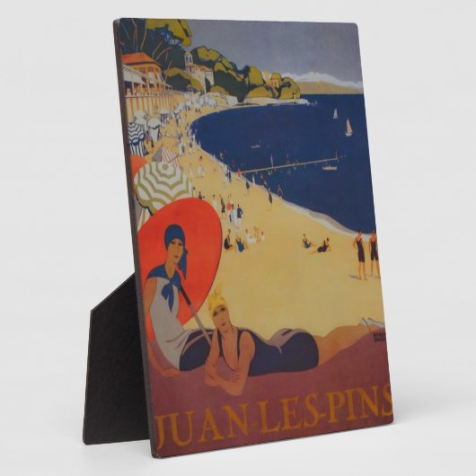 Franse reisreclame Fotoplaat (Zijkant)