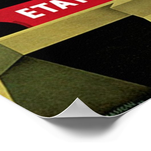 Franse reisreclame Poster (Hoek)