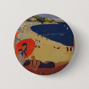 Franse reisreclame Ronde Button 5,7 Cm