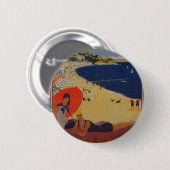  Franse reisreclame Ronde Button 5,7 Cm (Voorkant /achterkant)