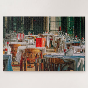 franse restaurantpuzzel legpuzzel