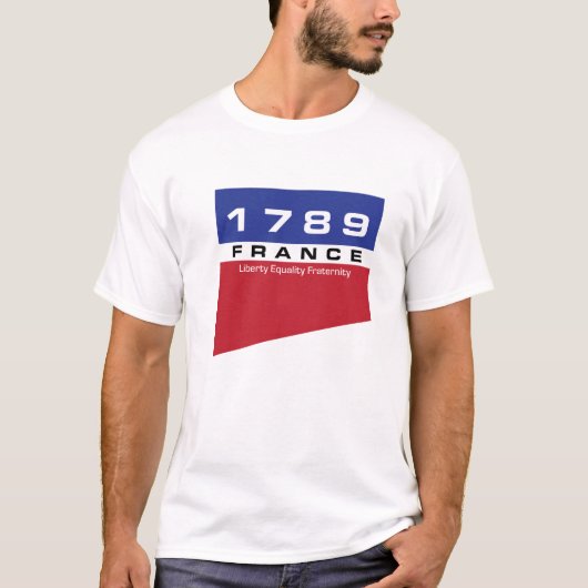 Franse Revolutie 1789 T-shirt (Voorkant)