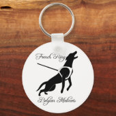 Franse Ring Malinois Sleutelhanger (Voorkant)