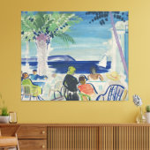 Franse Rivièra Canvas Afdruk (Insitu (Woonkamer))