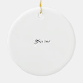 Franse Riviera Scenery Keramisch Ornament (Achterkant)