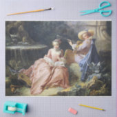 Franse Rococo schilderij Decoupage Tissuepapier (Craft)
