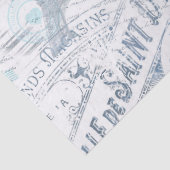  Franse Romance Collage Blue ID226 Tissuepapier (Detail)