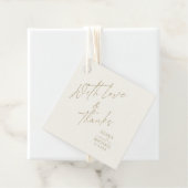 Franse Romance Wedding Blush ID870 Bedankjes Labels (In situ)