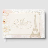 Franse Romance Wedding Blush ID870 Gastenboek (Voorkant)