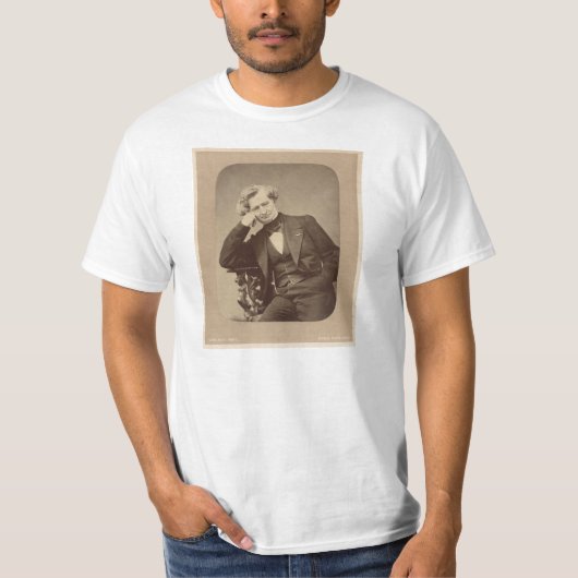 Franse Romantische componist Hector Berlioz T-shirt (Voorkant)