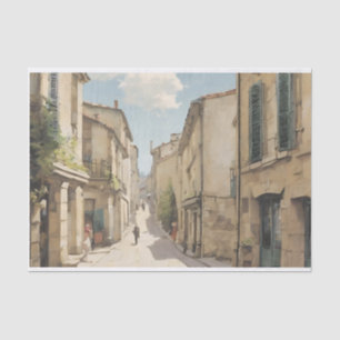  Franse romantische straten decoupage Tissuepapier