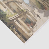  Franse romantische straten decoupage Tissuepapier (Detail)