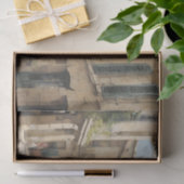  Franse romantische straten decoupage Tissuepapier (Geschenk)