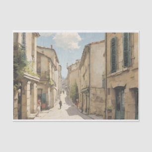  Franse romantische straten decoupage Tissuepapier