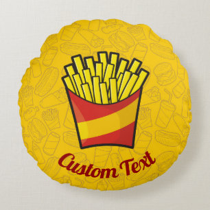 Franse Ronde Pillow Rond Kussen