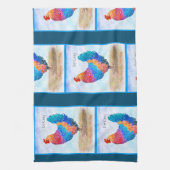 Franse Rooster Kitchen Towel Theedoek (Verticaal)