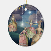 Franse royals dansend onder de lantaarns keramisch ornament (Links)