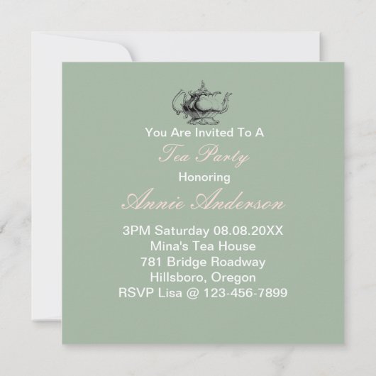 Franse roze cupcake verjaardagsfeestje Kaart (Achterkant)