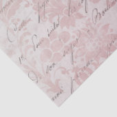 Franse roze ontkoppeling tissuepapier (Detail)