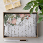 Franse roze roze roze rode  tissuepapier (Geschenk)